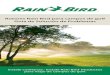 Rotores Rain Bird para campos de golf Guía de Solución de ......problemas de funcionamiento que podrían afectar aleatoriamente a los rotores Rain Bird® para campos de golf. Para