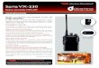 Serie VX-230oliverihnos.com/assets/files/OL-Vertex-VX-230.pdf · 2019. 10. 1. · banda de cobertura, más funciones de señalización y diseño ergonómico mejorado* que combinados
