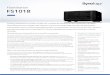 FlashStation FS1018 - Synology Inc.€¦ · • Compatibilidad con tarjetas de interfaz de red de 10 GbE • Compatibilidad con tarjeta adaptadora SSD M.2 M2D174 Encendido/apagado