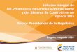 Presentación de PowerPoint · 2020. 3. 11. · Departamento Administrativo de la Presidencia de la República 98 86 Agencia Colombiana para la Reintegración de Personas y Grupos