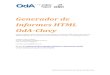 Generador de Informes HTML OdA-Clavy · 2015. 9. 2. · configurar GI-OdA con Clavy y para generar los informes: (1) Configuración de una cuenta en el sistema Clavy, (2) instalación
