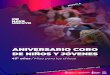 programa aniversario coro de niños - UNCUYO€¦ · 45º ANIVERSARIO CORO DE NIÑOS Y JÓVENES 08.11.2019 - Allegro con brio - Largo - Rondó: molto allegro ... (2016), entre otras
