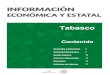 Tabasco - gob.mx · 2014 Tabasco ocupó el 11º lugar por el valor de sus exportaciones, que alcanzaron un monto de 11,356.6 mdd*, lo que representó el 3.3% a nivel nacional. Destacó