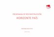 PROGRAMA DE RECONSTRUCCIÓN HORIZONTE PAÍS · 2020. 5. 10. · 3 PLAN DE RECONSTRUCCIÓN HORIZONTE PAÍS la emergencia sanitaria y el desplome económico que anticipa, nos obliga