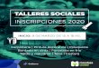 Inscripciones talleres sociales - Mendoza · 2020. 2. 13. · Bordado en cinta | Porcelana en frío Tejido y macramé | Telar | Costura. Gobierno TALLERES SOCIALES | CRONOGRAMA DE