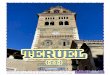 TERUEL (II) Iglesia y Torre de San Martín, Paseo del Óvalo ...Croquis itinerario visitas, plano empleado de un folleto de Turismo Datos para organizarse con anticipación al viaje: