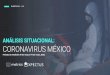 ANÁLISIS SITUACIONAL · Análisis situacional: Coronavirus en México Primeros anuncios del gobierno sobre el regreso a actividades y desconﬁnamiento José Narro, Salomón Chertorivski