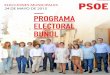Buñol - psoebunyol.espsoebunyol.es/documentos/psoe_bunyol_programa_electoral_2015.pdf · ParticiPación: La participación ha de ser un hecho real y practico. No un mero trá-mite