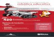 Formacion profesorado - Forma Roboti-k€¦ · • Proyecto Tracker • Introducción a la robótica • Disciplinas que engloba la “robótica” • Características técnicas