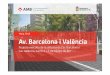 Maig2018 Av. Barcelona i València · 2018. 5. 10. · Projecte executiu de la reforma de l’av. de Barcelona i l’av. de València, trams 2 i 3, de Molins de Rei Consultor: Objecte