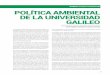 Análisis POLÍTICA AMBIENTAL DE LA UNIVERSIDAD GALILEO...Análisis Política Ambiental 12 Robert Guzmán: Estudios en Ingeniería Indus-trial y Administración Pública, Director