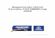 Reglamento oficial Yamaha YXZ1000R Cup 2020 · Reglamento Yamaha YXZ1000R Cup 2020 - Edición v3 06/03/20 CAPÍTULO DEPORTIVO Artículo 1: Organización Yamaha Motor Europe, N.V
