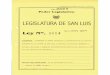 Legajo Ley XII-0353-2004 (5414 R) · el Mu cipio de la Ciudad deSan Luis, como consecuencia IdeAa renuncia presentada por el r. Intendente Municipal Dr- Carlos Albert0iPonce cuyo