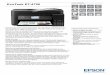 EcoTankET-4750...impresora de inyección de tinta 4 en 1 minimiza los costes de impresión, reduciéndolos un 74% de media1. Con tinta incluida suficiente para tres años ofrece un