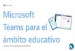 Microsoft Teams para el ámbito educativo · Office.com Office.com 3. Seleccione Teams para ver en qué equipos de clase está. Si el profesor ya ha configurado el equipo de clase