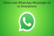 Cómo usar WhatsApp Messenger en tu Smartphone...1. Selecciona el icono de Menú. 2. Selecciona Ajustes. 3. Selecciona Perfil. 4. Pulsa el icono del lápiz de la foto. 5. Elige el