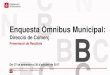 Enquesta Òmnibus Municipal - Barcelona · Enquesta Òmnibus Municipal – Setembre 2017 Presentació de Resultats – Direcció de Comerç Base. Perfil d’enquestats que responen