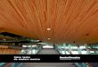 Falso techo de madera maciza - Hunter Douglas Architectural · INSTALACIÓN Para los falsos techos lineales, la fábrica suministra los perfiles soportes con los clips de fijación
