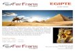 EGIPTE - ferfrans.com€¦ · una de les set meravelles del món antic. Per arribar a l'enigmàtica Esfinx, meitat cap de faraó meitat cos de lleó, passarem pel Temple de la Vall