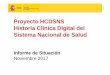Proyecto HCDSNS Historia Clínica Digital del Sistema ......Proyecto HCDSNS Historia Clínica Digital del Sistema Nacional de Salud Informe de Situación Noviembre 2017 ÍNDICE 1