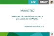 MAAGTIC - CIMAT · TIC 1ª versión de los procesos Revisión de procesos por el grupo de enfoque Concluye versión del manual para consulta a la APF Consulta a la APF (1860 comentarios)