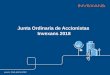 Junta Ordinaria de Accionistas Invexans 2018...(1) en el evento que la Compañía tenga utilidades líquidas distribuibles Pag. 13 Junta Ordinaria de Accionistas 2018 -19 de abril