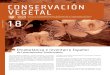 conservación vegetal · 2019. 7. 8. · conservación vegetal Boletín de la Sociedad Española de Biología de la Conservación de Plantas Órgano de comunicaciÓn de la ComiSión