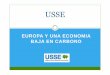 Europa y una economia baja en carbono - foresna.org · forestal en el sur de Europa. ②El fortalecimiento de la organización para mantener la visibilidad e influencia de la agrupación