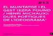 EL MUNTATGE I EL GEST (EZRA POUND / HENRI MICHAUX): … · El muntatge i el gest (Ezra Pound / Henri Michaux): dues poètiques de l’ideograma - Fernando Pérez V 0. Introducció: