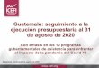 Guatemala: seguimiento a la ejecución presupuestaria al 31 ......La nota de coyuntura No. 04-2020 del Icefi • Guatemala: seguimiento a la ejecución presupuestaria, con énfasis
