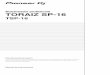 Muestreador profesional TORAIZ SP-16 - Recordcase.de · 2019. 8. 5. · Asegúrese de leer este manual y el “Manual de instrucciones (Guía de inicio rápido)” que se incluye