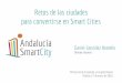 TÍTULO DE LA PRESENTACIÓN Retos de las ciudades para convertirse en Smart Cities · 2016. 2. 9. · para convertirse en Smart Cities Ministeriode Economía y Competitividad Madrid,