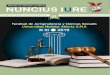 Revista de Ciencias Jurídicas NUNCIUS IURE · nombre de NUNCIUS IURE surge del latín que significa “anunciando el derecho”. El nombre de esta revista alude a la ardua tarea