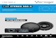 CAR STEREO 300-S - Vorago...Bluetooth. Diversos efectos. Disfruta de su sonido pre-ecualizado con las modalidades de: Rock, classic, pop y flat. CAR STEREO 300-S FMK-008 Rev.0 10/10/2017