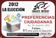 Diapositiva 1 - Instituto Nacional Electoral · 2012. 6. 20. · negativa de ella; Enrique Peña Nieto (EPN) pasa del 12% al 15%; Andrés Manuel López Obrador (AMLO) que había bajado