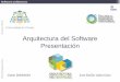 Arquitectura del Software Presentación€¦ · Presentación Curso 2018/2019 Jose Emilio Labra Gayo. Software architecture l r ce ty o Arquitectura del Software ... Evaluación final