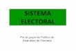 Sistema Electoral - asambleadecartuja.files.wordpress.com · Sistema Electoral Resultados de las Elecciones Generales de 2008 en la Provincia de Granada . Así se repartieron los
