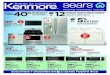O EXTRA - Sears · de 4.5 p.cú. •6 ciclos 41362 Secadora eléctrica Kenmore® inteligente de 7.4 p.cú. •7 ciclos •WiFi integrado para monitoreo a través del celular 81362
