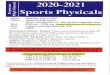 Seymour Middle School - Newssms.scsc.k12.in.us/images/2020_2021_Free_Sports_Physicals.pdf · examen físico IHSAA y deberá presentarlas firmadas antes que el estudiante sea examinado