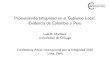 Promoviendo Integridad en el Gobierno Local: Evidencia de ...doc.contraloria.gob.pe/.../Martinez_Foro1_CAII2018.pdf · Promoviendo Integridad en el Gobierno Local: Evidencia de Colombia