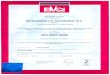Certificación Concedida a MUDANZAS LA TOLEDANA, MADRID ...€¦ · MADRID Cl FUNDADORES,3 BAJO A. 28028. MADRID S.L. BVQI España certifica que el Sistema de Gestión de dicha Organización