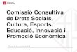 Comissió Consultiva de Drets Socials, Cultura, Esports ......Belles Arts de Sant Jordi. 26 Comissió Consultiva de Drets Socials, Cultura, Esports, Educació, Innovació i Promoció
