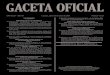 GACETA OFICIAL - dhqrdotme.files.wordpress.com · AÑO CXLV - MES IV Caracas, jueves 18 de enero de 2018 Número 41.323 GACETA OFICIAL PRESIDENCIA DE LA REPÚBLICA Decreto 3.247 Pág