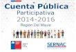 Cuenta Pública - Sernac · Cuenta pública 2014 –2016 SERNAC EN CIFRAS PROTECCIÓN Servicio Nacional del Consumidor •4.205 a través de internet •26.127 a través de la oficina