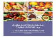 GUÍA NUTRICIONAL PARA COVID-19 - Edición Médica. El medio de ... COVID-19 (1).… · MACRO Y MICRO NUTRIENTES, PRESENTAN MENOS PROBABILIDADES DE DESARROLLAR CUADROS GRAVES DE ESTA