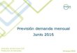 Previsión demanda mensual Junio 2016³n Técnica del...2 Previsión Sector Convencional - junio 2016 17,7 TWh PATRONES Demanda de gas natural Convencional Nacional Jun-16 0 200 400