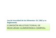 New COMISIÓN MULTISECTORIAL DE INOCUIDAD ALIMENTARIA … · 2017. 1. 27. · inocuidad de los alimentos gobiernos regionales gobiernos locales actores de la cadena alimentaria 2