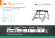 Escalerita de aluminio de uso industrial - Escaleras Cuprum - … · 2020. 1. 10. · C Tirantes antipellizcos D Doble refuerzo en el peldaño inferior E Tacones con goma que previenen