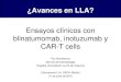 Ensayos clínicos con blinatumomab, inotuzumab y CAR-T cells · Zugmaier G et al. Poster presentation at ASH, San Francisco, CA; December 6–9 2014, Abstract 2287 1.0 0.6 0.8 0.4
