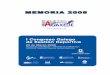 MEMORIA 2008 - Agaxede I CONGRESO... · 2019. 2. 6. · Actividades e Servizos para o ano 2008, conformado polas actividades seguintes: I Congreso Galego de Xestión Deportiva (celebrado)